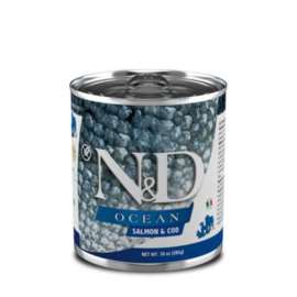 Farmina N&D Ocean dorsz, łosoś adult 285 g