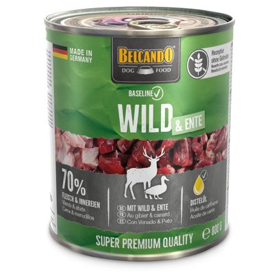 Belcando Baseline dziczyzna, kaczka adult 800 g × 24