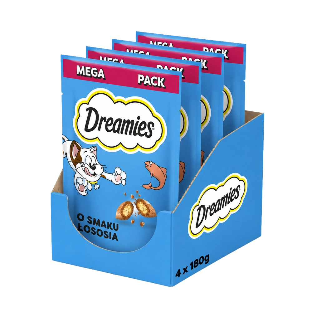 Dreamies mix smaków 180 g × 4