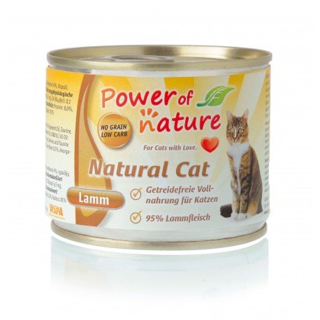 Power Of Nature Natural Cat jagnięcina 200 g