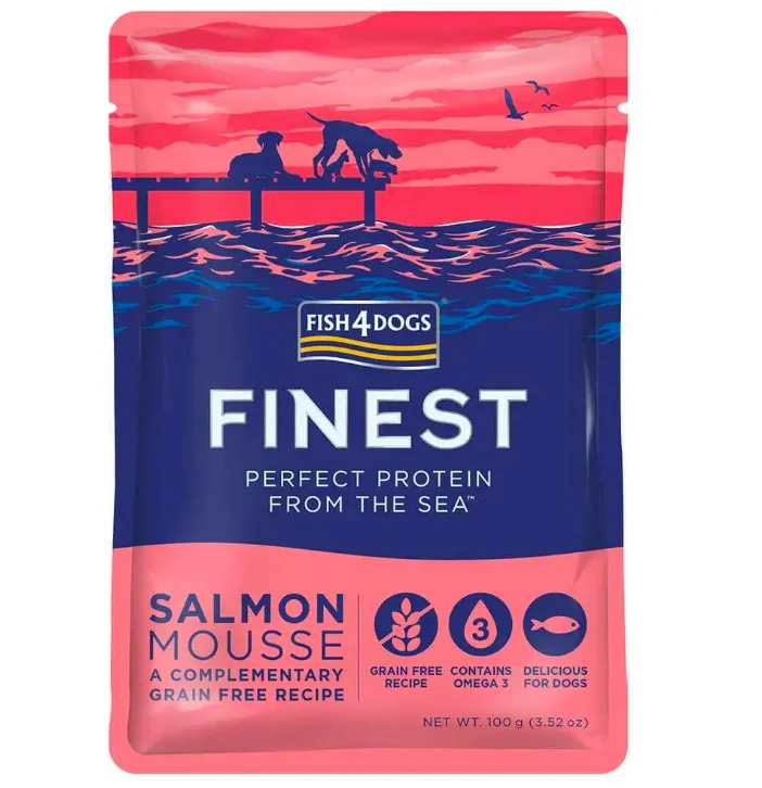 Fish4Dogs Finest łosoś 100 g × 6