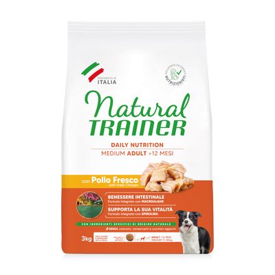 Trainer Natural Trainer kurczak adult średnie rasy 3 kg × 2