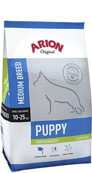 Arion Original kurczak z ryżem puppy średnie rasy 12 kg