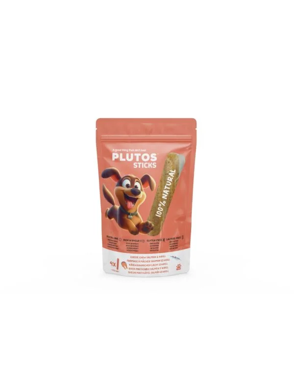 Plutos Stick ser, łosoś 40 g × 4