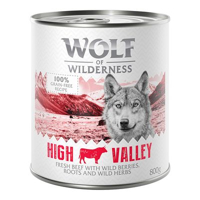 Wolf of Wilderness Monoprotein wołowina adult 800 g × 24