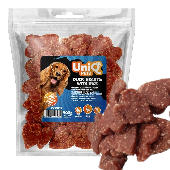 Uniq Pets kaczka z ryżem 500 g