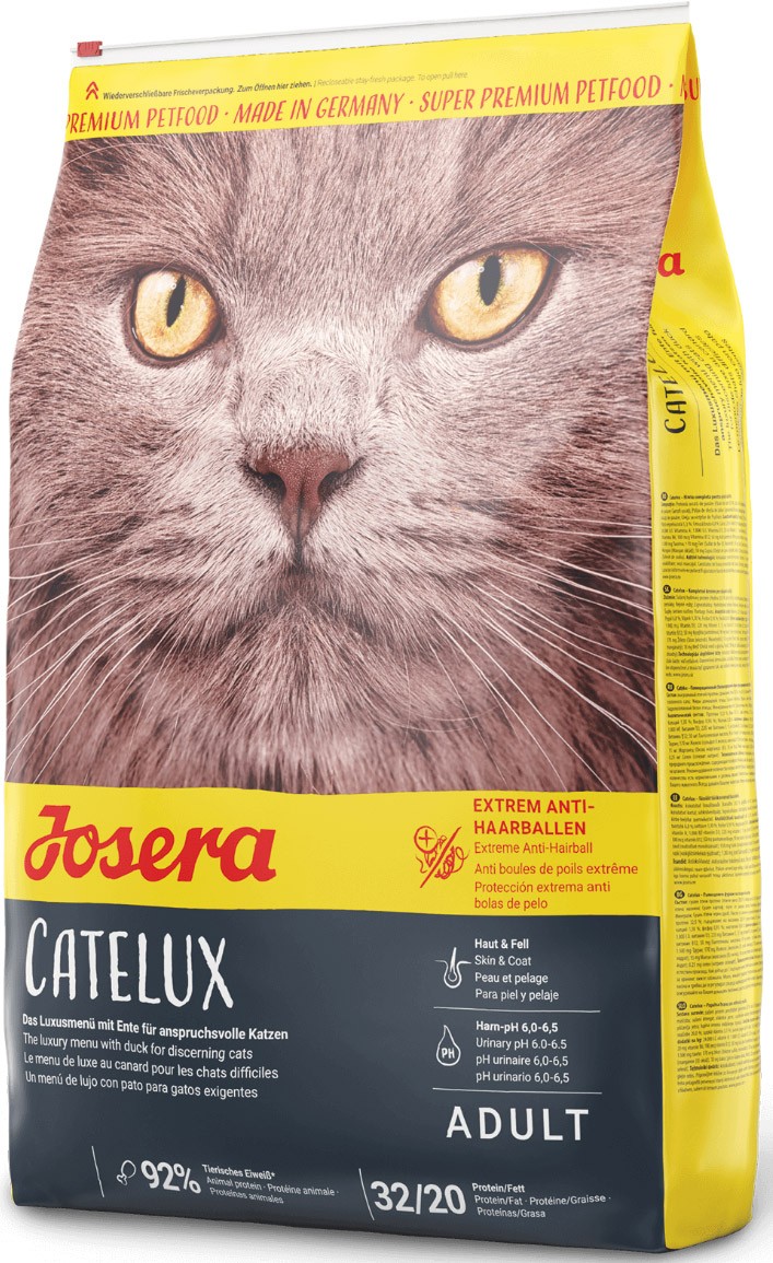 Josera Catelux Hairball kaczka z ziemniakiem adult 400 g