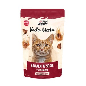 Pan Mięsko Kocia Uczta królik w sosie adult 85 g