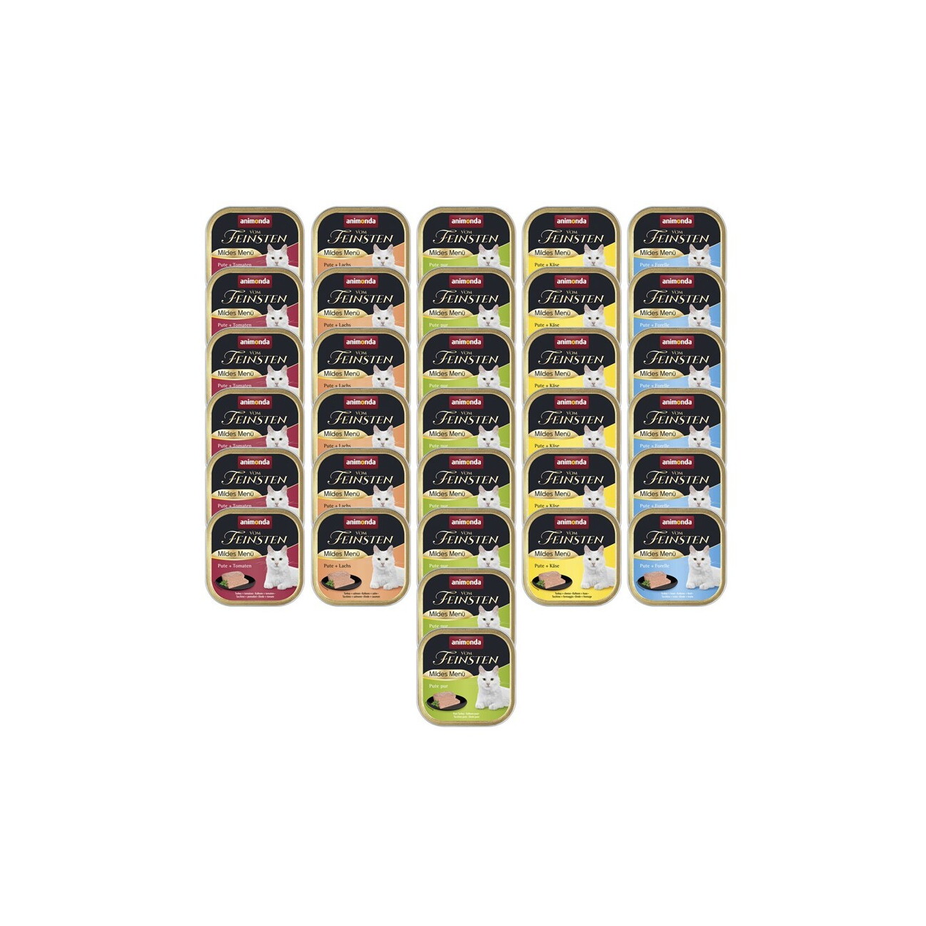 Animonda Vom Feinsten Sensitive mix smaków pasztet adult 100 g × 32