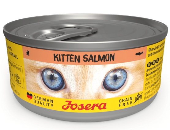 Josera Hairball łosoś w bulionie kitten 85 g