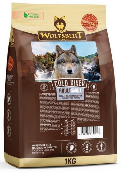 Wolfsblut Cold River pstrąg z batatem adult małe rasy 1 kg