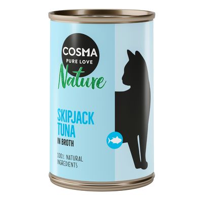 Cosma Nature Indoor tuńczyk w bulionie 140 g × 12