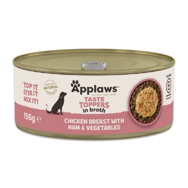 Applaws Taste Toppers kurczak, szynka 156 g