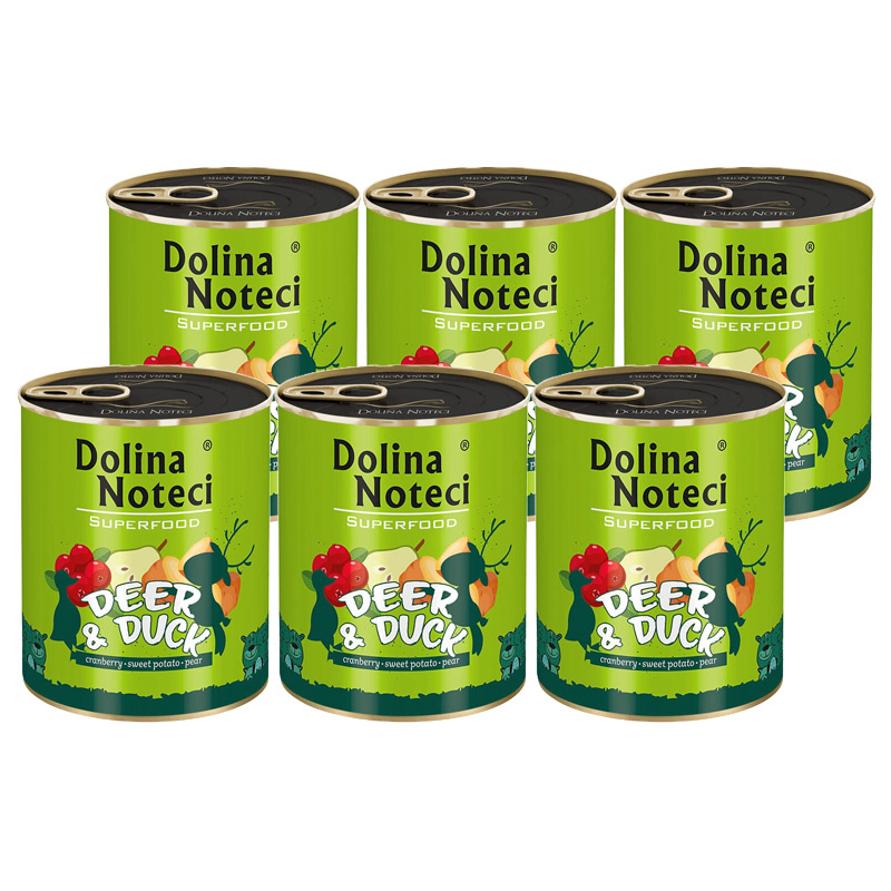 Dolina Noteci Superfood jeleń, kaczka 800 g × 6