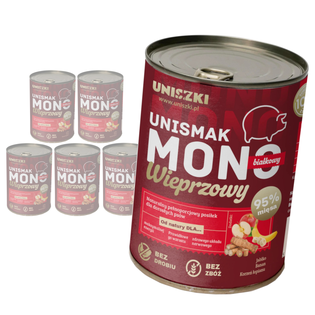 Uniszki Unismak wieprzowina 400 g × 6