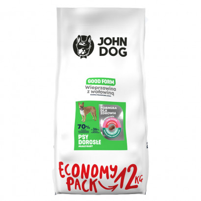 John Dog Good Form wieprzowina, wołowina adult małe rasy 12 kg