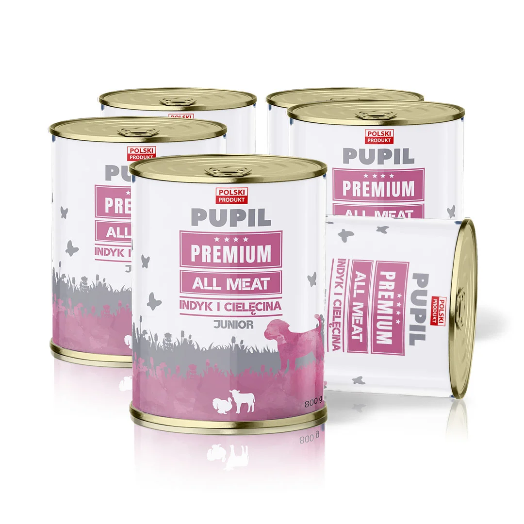 Pupil Premium All Meat cielęcina, indyk junior 800 g × 6