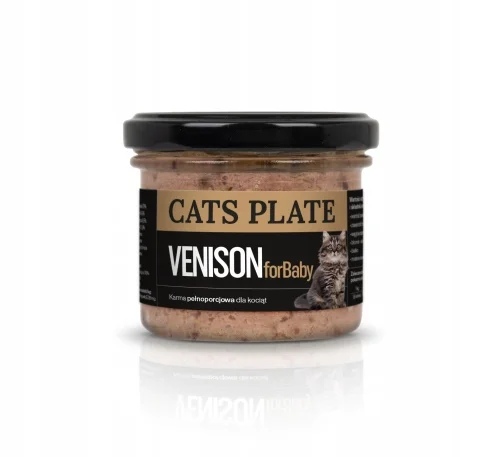 Cats Plate dziczyzna kitten 100 g