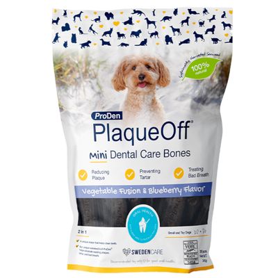 ProDen PlaqueOff Dental Care Bones jagoda małe rasy 340 g
