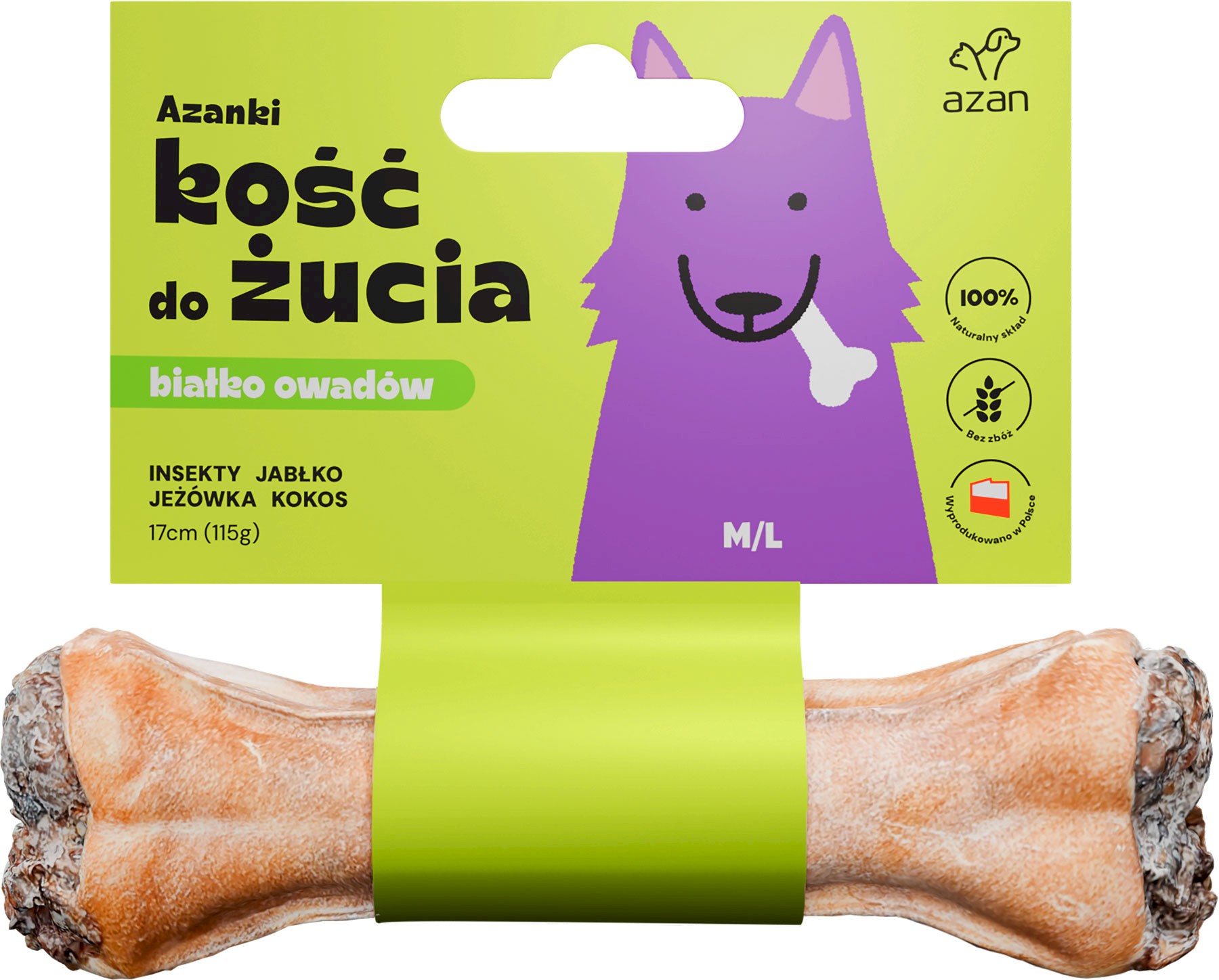 Azanki owady adult średnie rasy, duże rasy 115 g