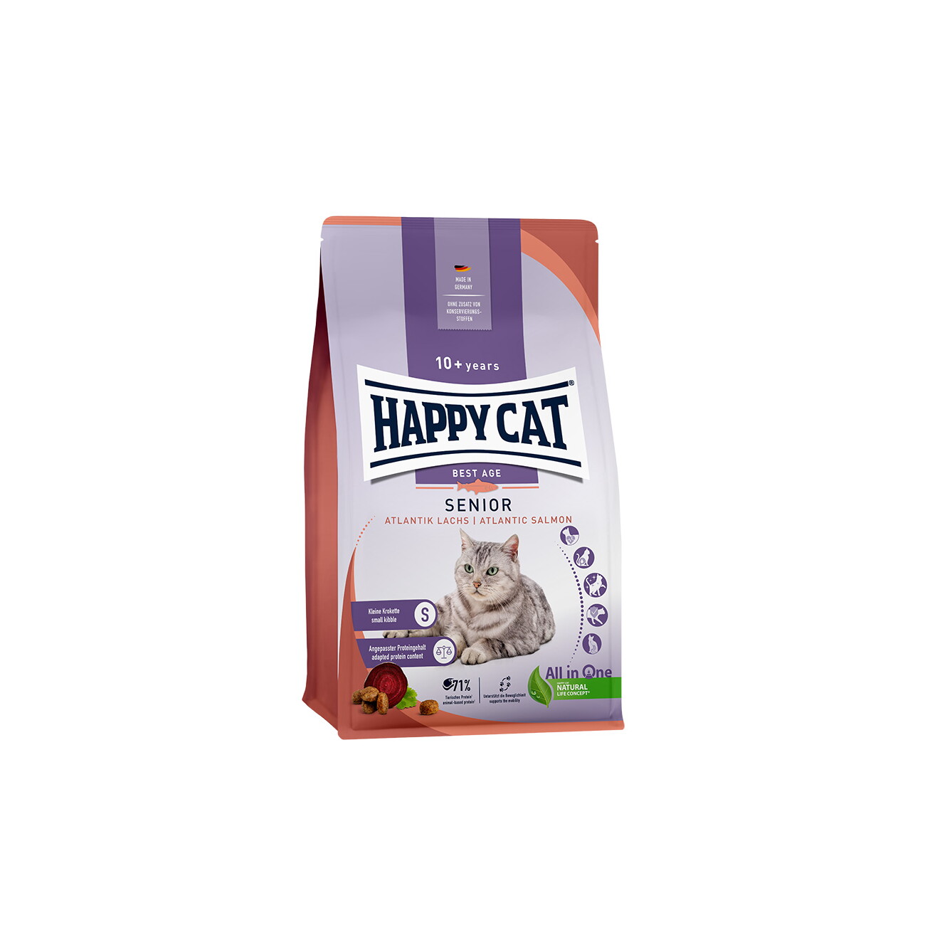 Happy Cat Best Age łosoś senior 4 kg