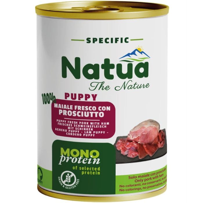 Natua Specific Monoprotein szynka puppy 400 g