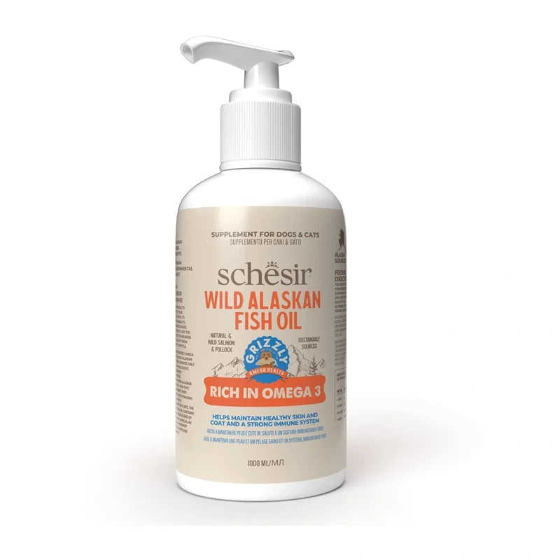 Schesir Wild Alaskan Mobility Skin & Coat mintaj, łosoś