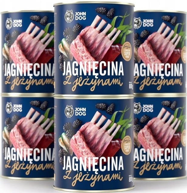 John Dog Berry jagnięcina adult 800 g × 6
