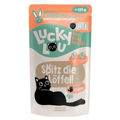 Lucky Lou drób, królik adult 125 g × 16
