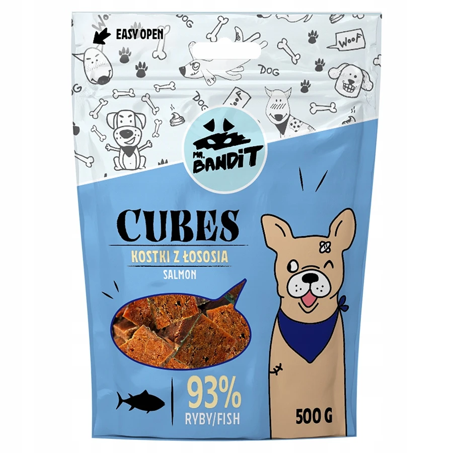 Mr. Bandit Cubes łosoś 500 g