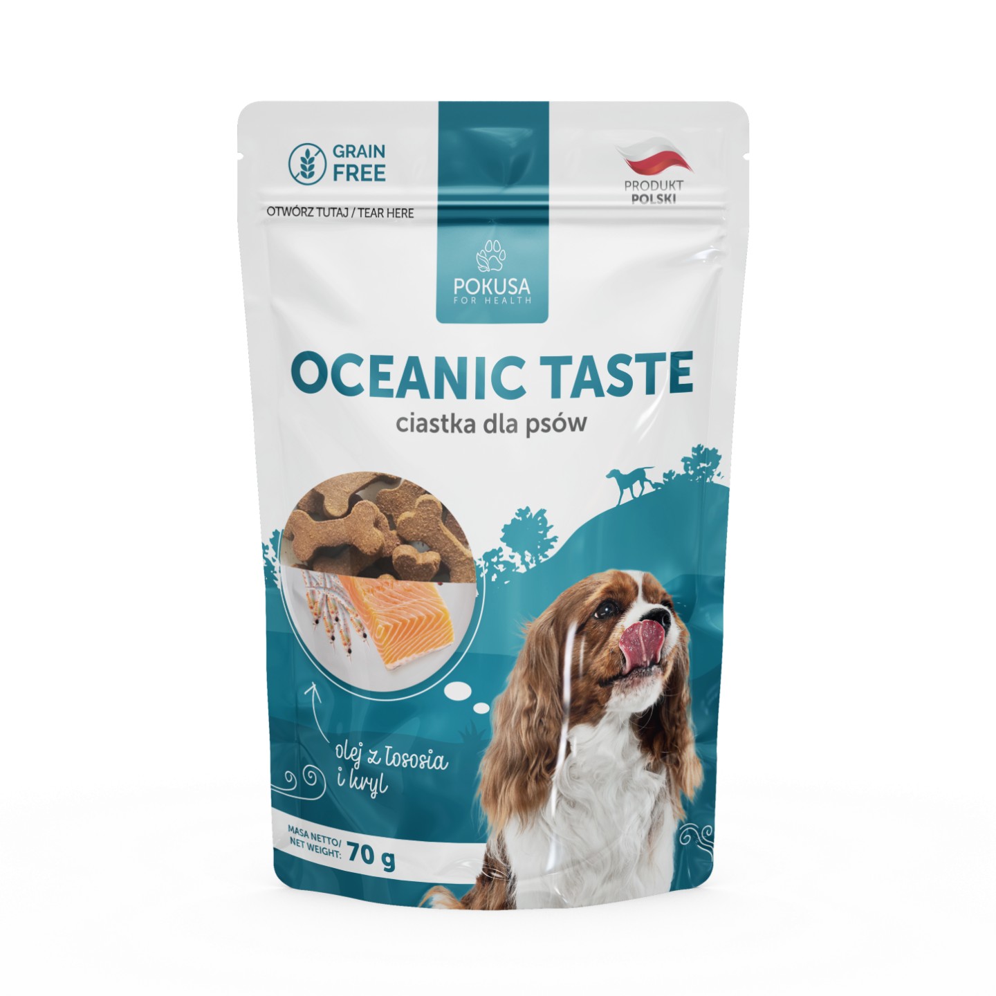 Pokusa Fun & Mniam kryl, łosoś 70 g