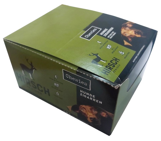 Chewies Hundezigarren jeleń 25 g × 50