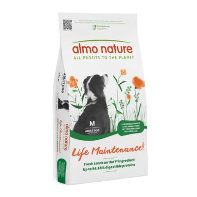 Almo Nature jagnięcina z ryżem adult średnie rasy 12 kg