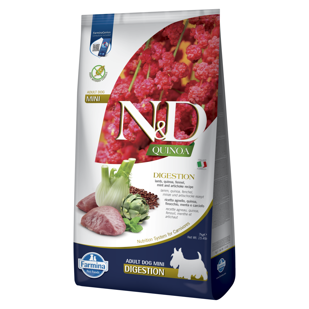 Farmina N&D Quinoa Digestion jagnięcina 7 kg