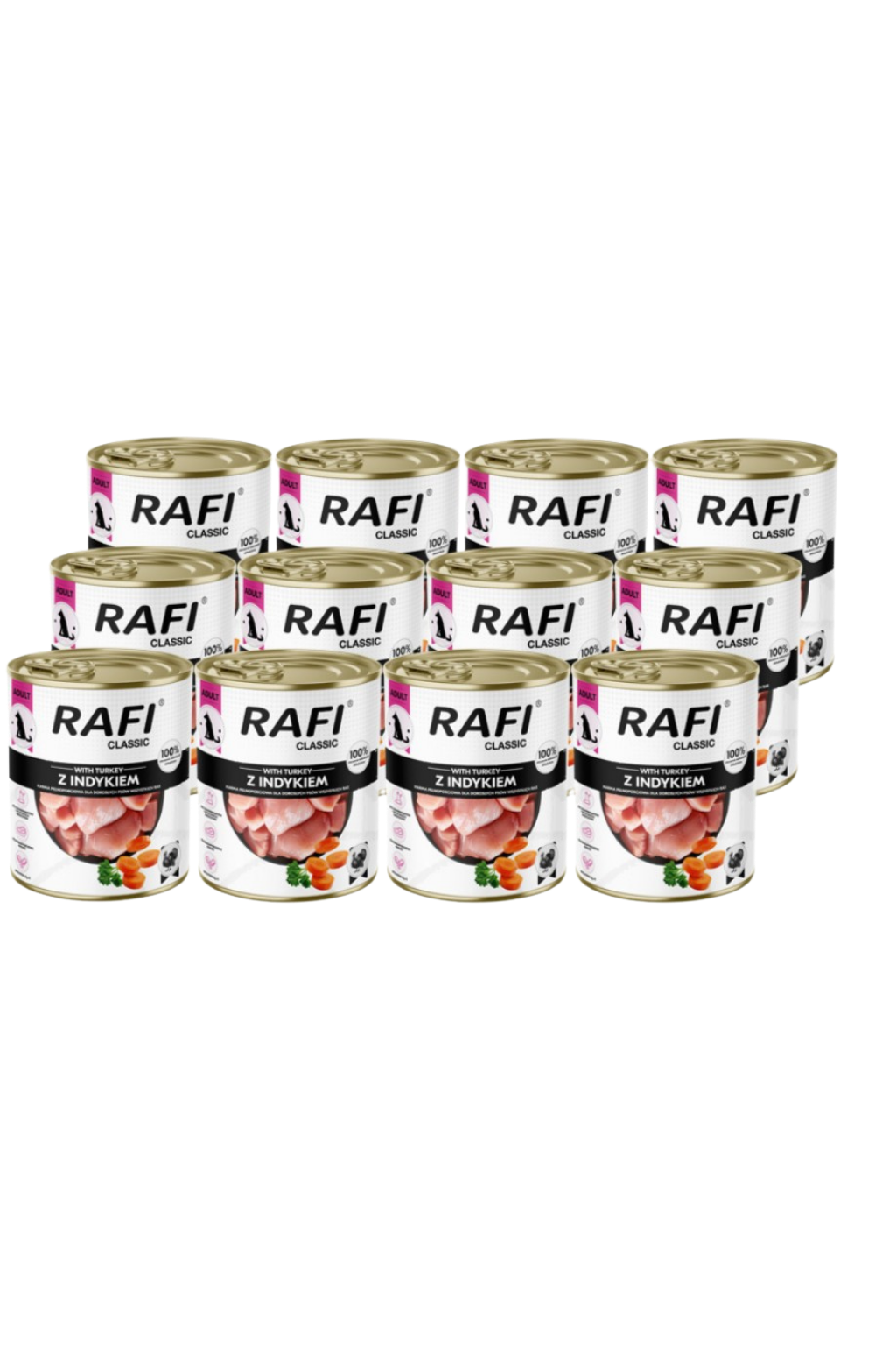 Dolina Noteci Rafi Classic indyk adult 800 g × 12