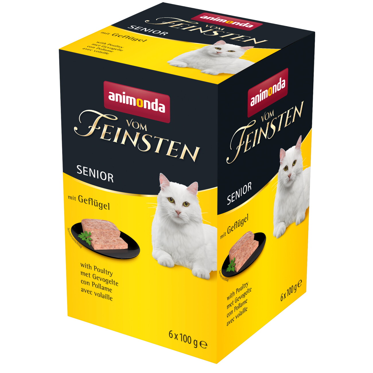 Animonda Vom Feinsten drób pasztet senior 100 g × 6