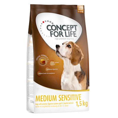 Concept for Life Medium Sensitive jagnięcina średnie rasy 1,5 kg