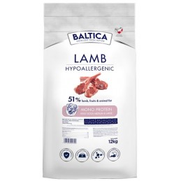 Baltica Nutraceutic Hypoallergenic jagnięcina adult średnie rasy 12 kg