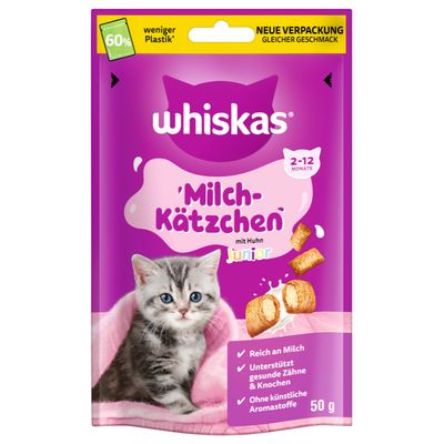 Whiskas Junior kurczak kitten 50 g × 6