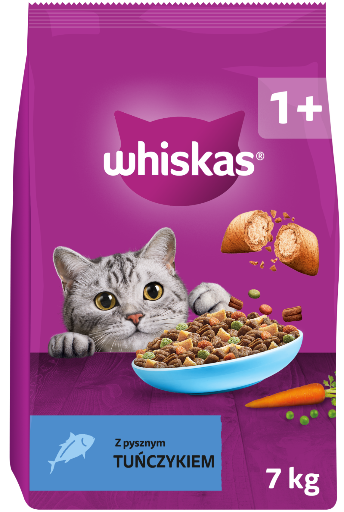 Whiskas tuńczyk adult 7 kg