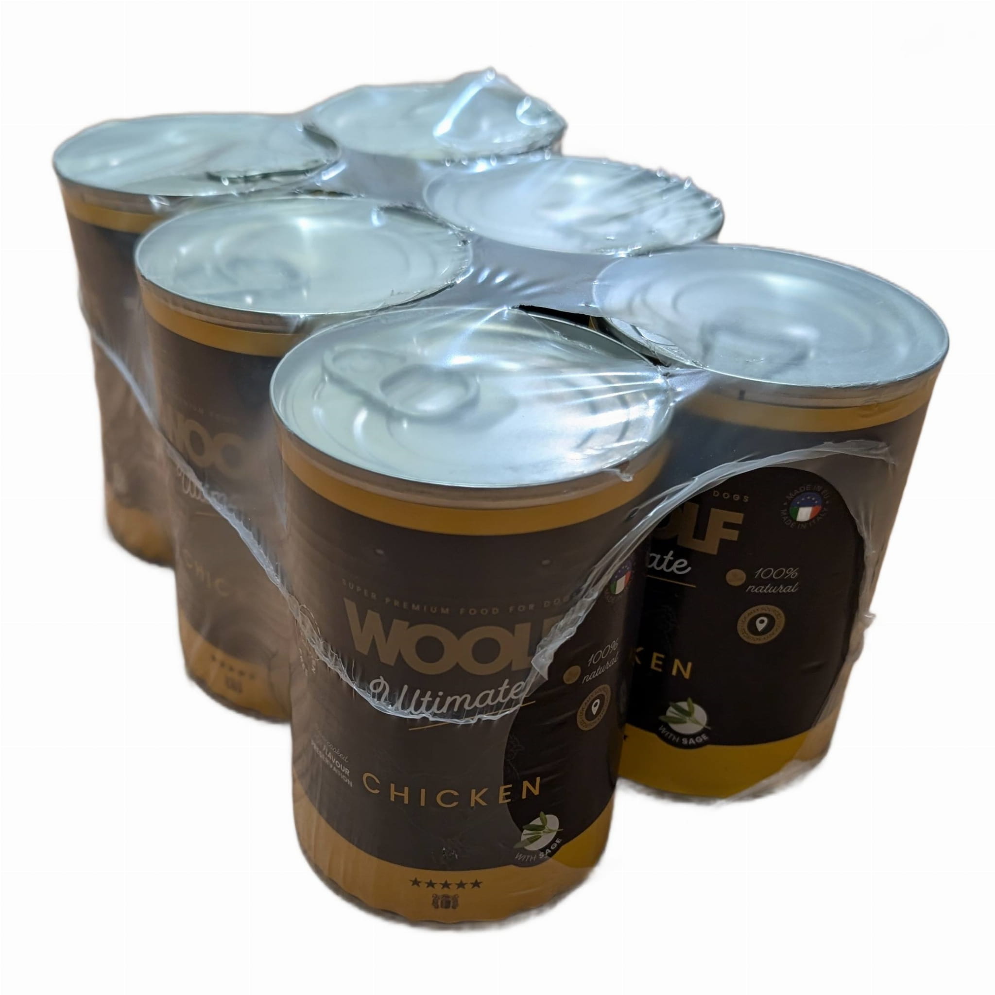 Woolf Ultimate kurczak adult 400 g × 6