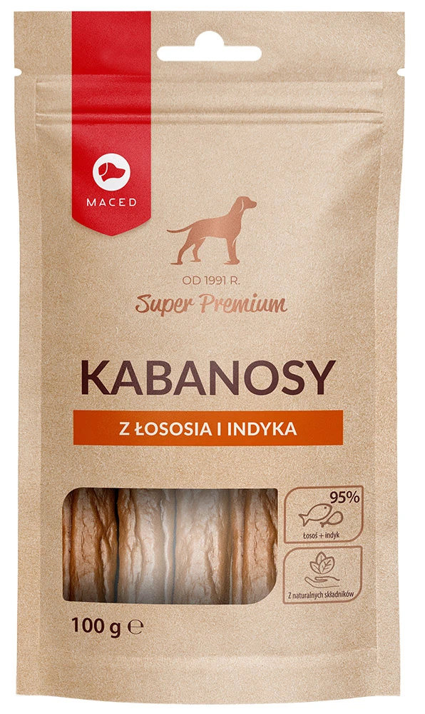 Maced łosoś, indyk 100 g