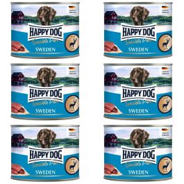 Happy Dog Sensible Pure dziczyzna 200 g × 6