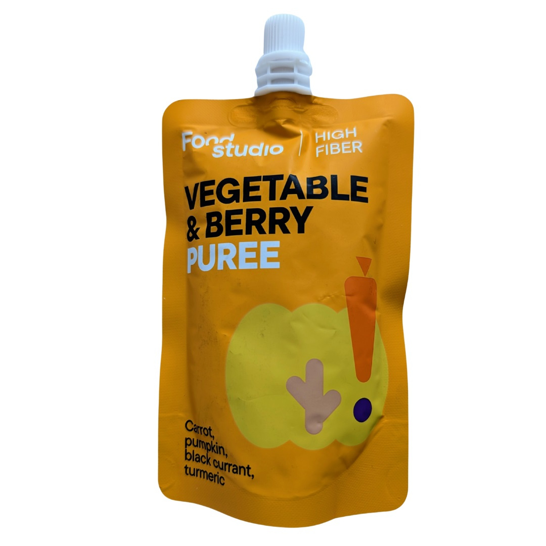 Food Studio Chefs Puree marchew, dynia, czarna porzeczka, kurkuma 150 g