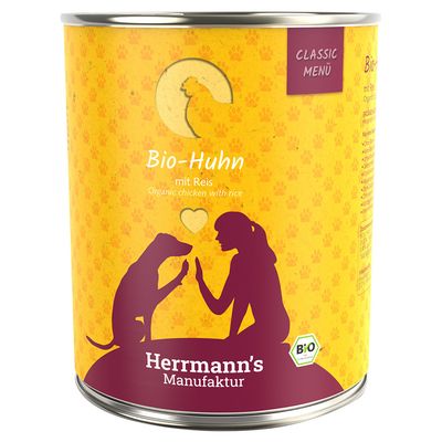 Herrmann's Classic Bio Menu kurczak 800 g × 6