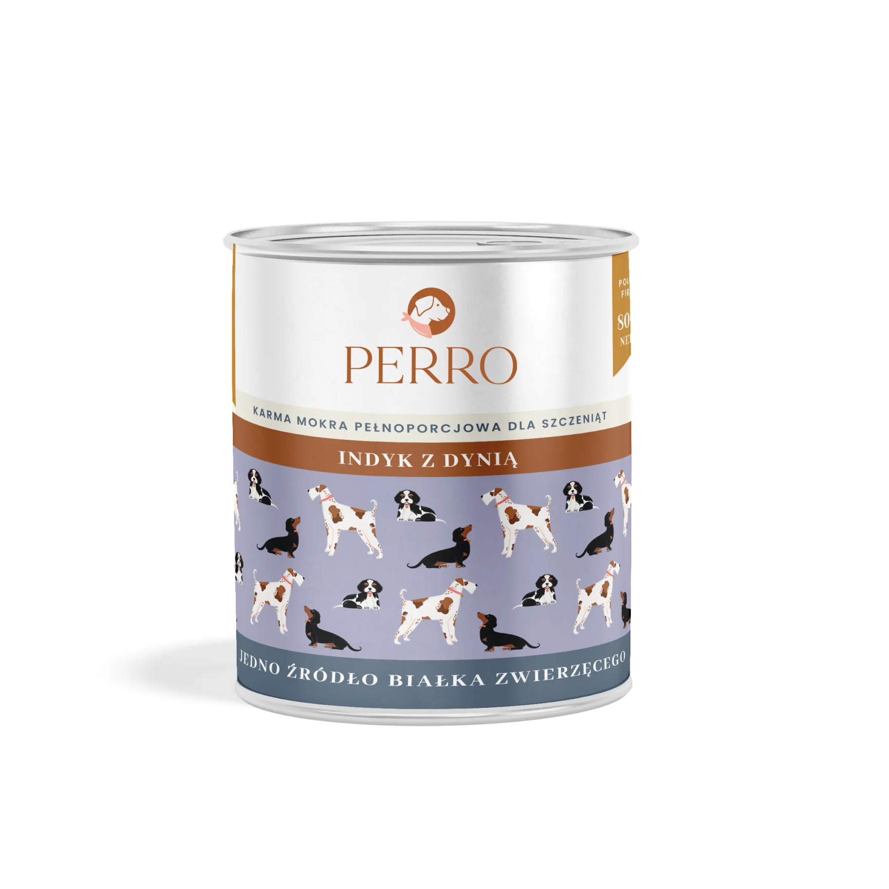 Perro indyk z dynią puppy 800 g