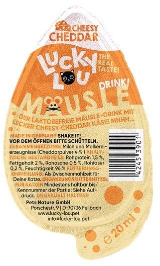 Lucky Lou Mäusle cheddar w bulionie 20 g
