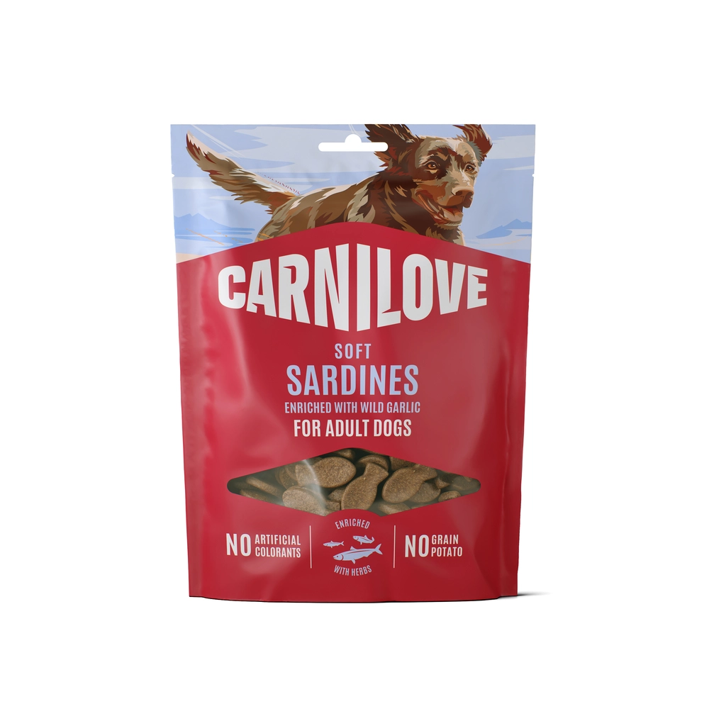 Carnilove Soft Snack sardynka z czosnkiem niedźwiedzim adult 200 g