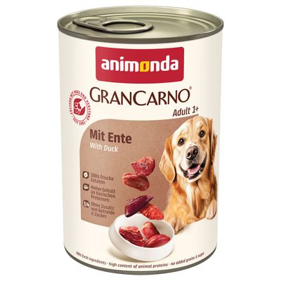 Animonda GranCarno kaczka adult 400 g × 24