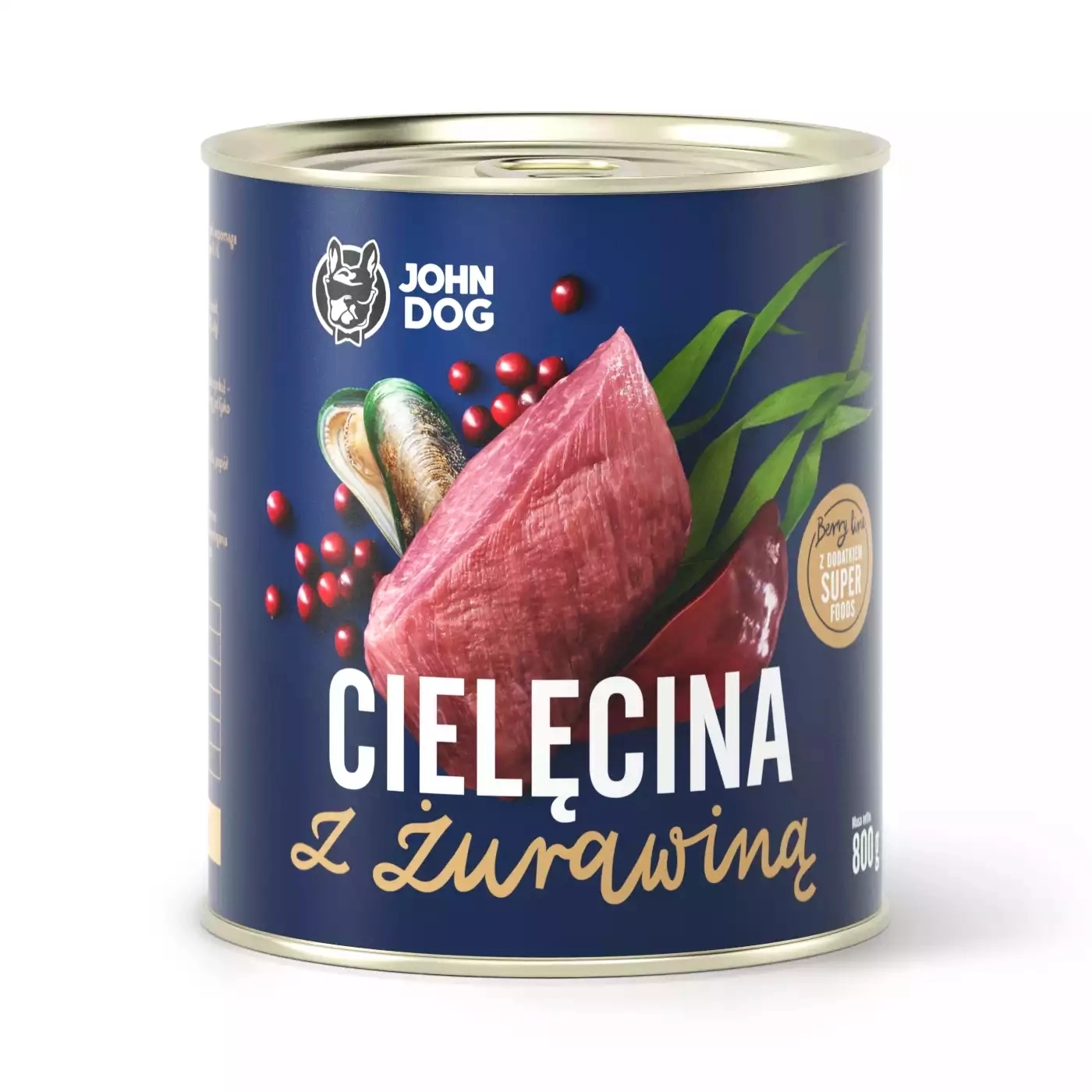 John Dog Berry cielęcina adult 800 g × 6